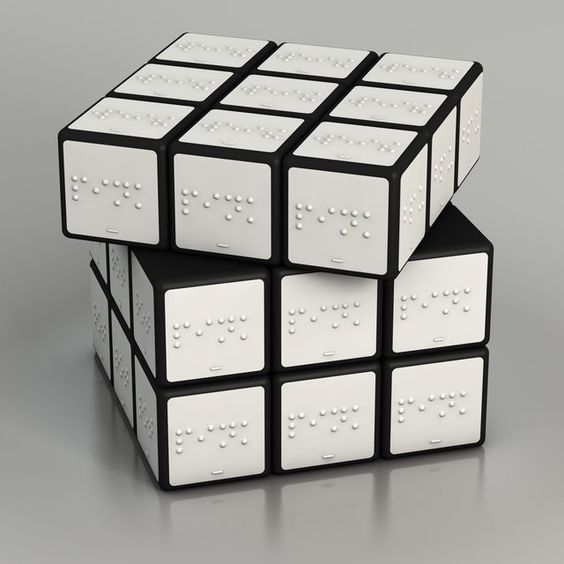 Cubo rubik braille